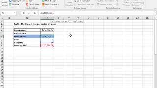 Calculating Interest Rate in Excel 2016 | Knowledgecity.com