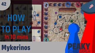 Mykerinos board game - How to play Video - Peaky Boardgamer