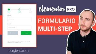  Cómo crear un Formulario MULTI-STEP con Elementor Pro