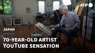 Japanese grandpa draws in following as art YouTuber | AFP