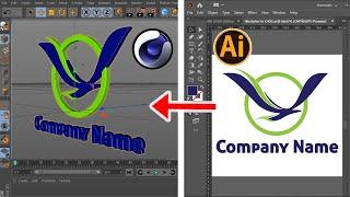  How to Export or Import Illustrator Files to Cinema 4D | Convert 2D Designs to 3D