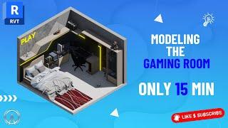 Revit : Modeling the GAMING room (only in 15 min)