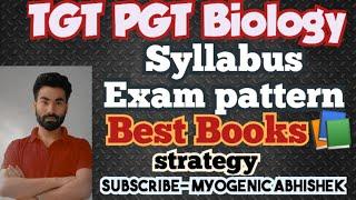 UP TGT Bio Best strategy,Syllabus, books, important topics complete information...@myogenicabhishek