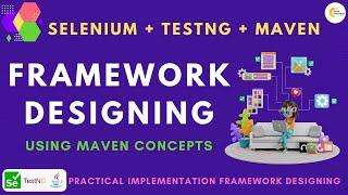 Maven project in eclipse | framework design in selenium webdriver | framework design in Maven #maven