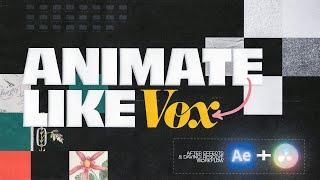 Animate Like VOX & Davinci Resolve to After Effects Workflow (After Effects Tutorial)