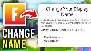 How To Change Your Fortnite Name - Full Guide