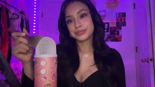 trying ASMR for the first time again 