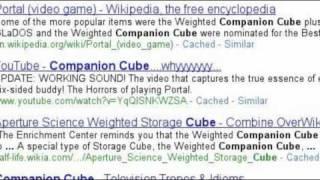 What happens when a Portal geek uses Google.