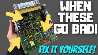 How To Fix a Foxbody Computer Cheap!  Literally Penny's ECU Repair 