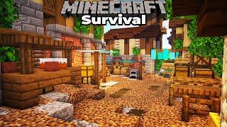 Minecraft 1.15 Survival : Building with fWhip : How to build a Medieval City Marketplace