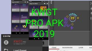 KWGT Pro apk 2019 || costmise your phone.