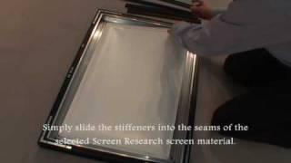 Screen Research FastGrip Fabric Attachment System