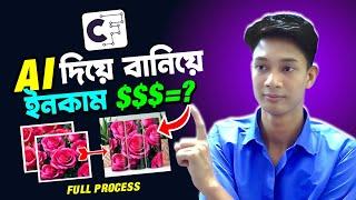 Ai দিয়ে ইনকাম $959 Tumbler Design বানিয়ে | Creative Fabrica Earn Money in Bangla