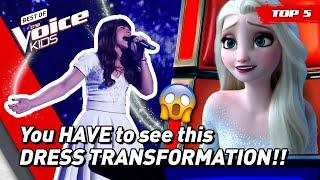Amazing FROZEN️ songs on The Voice Kids! | Top 5