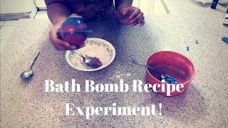 Bath Bomb Experiment