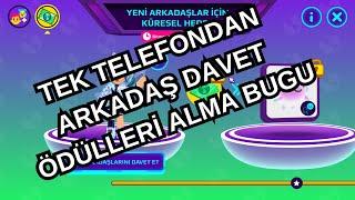 TEK TELEFONDAN ARKADAŞ DAVET ÖDÜLÜ NASIL ALINIR TÜM CİHAZLAR  PK XD ARKADAŞ DAVET BUGU ÇALIYOR