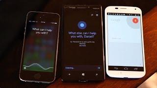 Cortana vs Siri vs Google Now battle