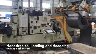 Coil feeding line full function decoiler straightener feeder GLK4-1600