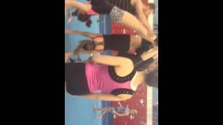 Gymnastics fun-four teamates