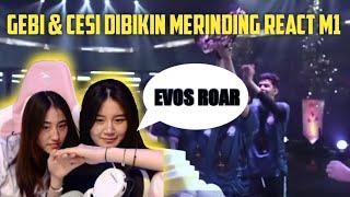 ONIC GEBI DAN CESI DIBUAT MERINDING LIAT PERJUANGAN EVOS  || REACTION EVOS M1 2019