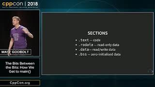 CppCon 2018: Matt Godbolt “The Bits Between the Bits: How We Get to main()”