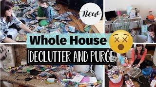 EXTREME DECLUTTER AND ORGANIZE 2019| WHOLE HOUSE MOTIVATIONAL DECLUTTER AND PURGE | TIMELAPSE
