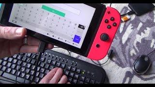 How to Connect Keyboards etc. to the Nintendo Switch by using a USB-C OTG Cable