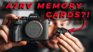 Sony A7Rv And The MEMORY CARDS You Should Use
