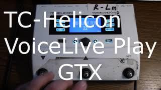 TC-Helicon Voice LIve Play GTX looping , setup and tricks