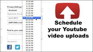 How To Schedule A YouTube Video | 2021