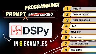 Master LLM Prompt Programming with DSPy - Complete tutorial in 8 amazing examples!