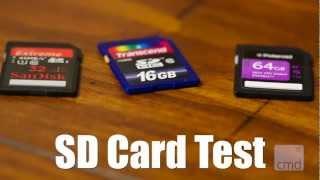 SD Card Test: Polaroid, SanDisk, Transcend