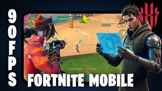 Fortnite Mobile on **THE BEST GAMING DEVICE** [ Red Magic Nova Tablet ] 90 FPS Gameplay