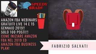 SPEEDY BRAIN AMAZON FBA ITALY | CORSI WEBINAR GRATUITI COME INIZIARE AMAZON FBA | CORSO AMZON FBA