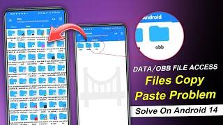 Android 14 Data Obb File Access | Data Obb Folder Access Problem Solve | Data Obb File Access Denied