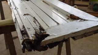 How to Repair Rotting Wood (Old Door Restoration)