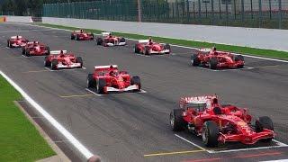 Ferrari Formula 1 Corse Clienti - EPIC Line up! V8/V10/V12