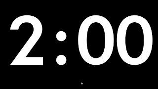 2 Minute Countdown Timer - Silently - No music!