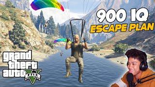 Sky Diving ESCAPE PLAN Robbery sa GTA 5!! | Billionaire City RP