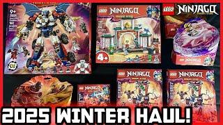 My Ninjago Dragons Rising Winter 2025 Set Haul!  (ft. Waffle the Cat)