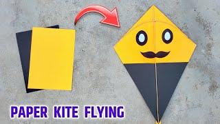 A3 Paper kite making | How to make rocket kite | kite project | homemade paper kite