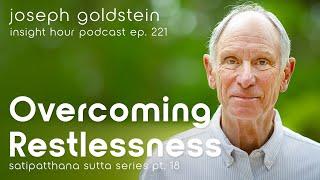 Overcoming Restlessness Joseph Goldstein's Satipatthana Sutta Series Pt. 18 – Insight Hour Ep. 221