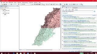 How to merge or append shapefiles in arcmap