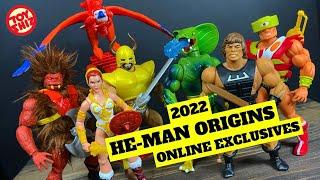 2022 ALL HE-MAN ORIGINS ONLINE EXCLUSIVES | MOTU | Mattel Creations