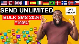 SEND BULK SMS - BEST UNLIMITED BULK SMS SOFTWARE 2024 | Send Bulk SMS #sendsmsonline #marketing #sms