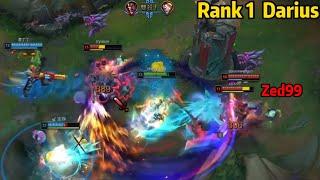 Rank 1 Darius: He Found ZED99 in KR High Elo!