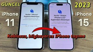 Kablosuz, bilgisayarsız , yedeksiz iPhone Aktarma 2023