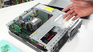 I installed SSD HDD RAM and WLANon a Fujitsu Esprimo PC