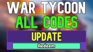 New War Tycoon Codes | Roblox War Tycoon Codes (January 2024)