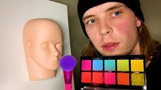 ASMR DOING YOUR MAKEUP  (ear to ear, personal attention, whispering, roleplay, mannequin)